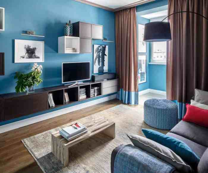 Wohnzimmer wände modern streichen