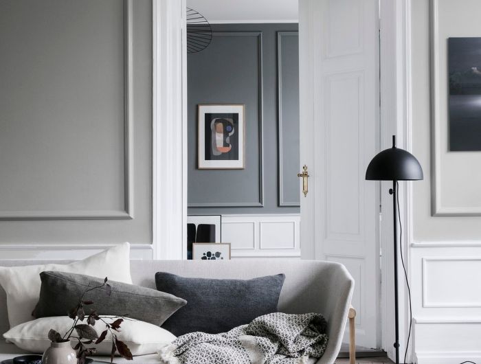 Wohnzimmer weiss beige grau