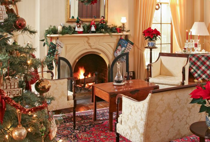 Christmas room living decorate traditional beautiful decor show decorating ways festive